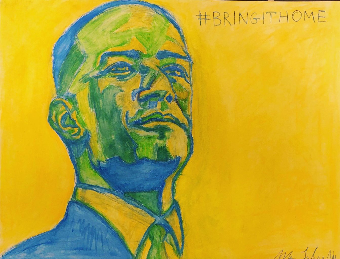 Surrebral #BringItHome Andrew Gillum painting