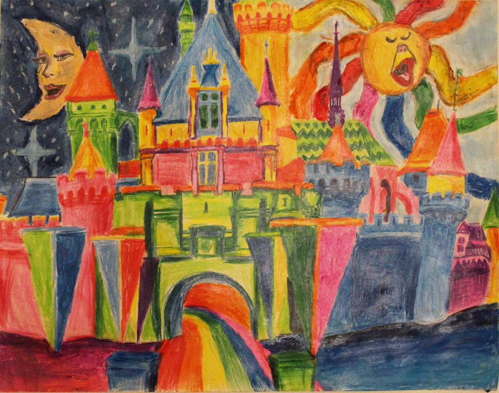 Surrebral Disneyland 1967 Painting