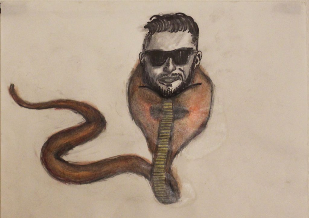 Surrebral Snake Drawing