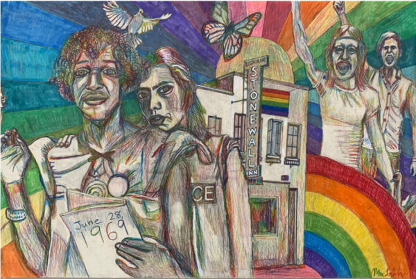 Stonewall piece inspired by the historical Stonewall riots of 1969.
