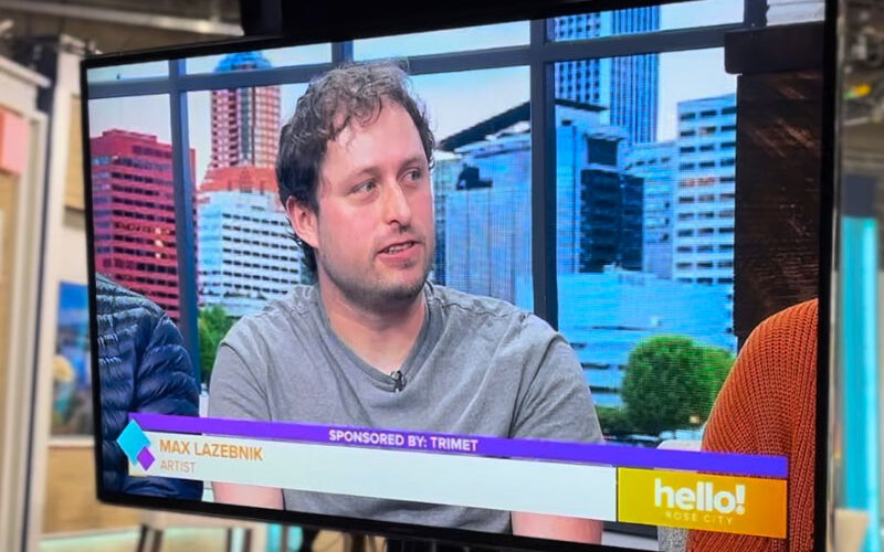 Blog header of me being interviewed at KGW for Media pic.