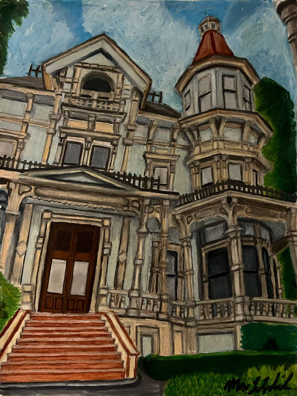 Captain George Flavel House in Astoria, Oregon.